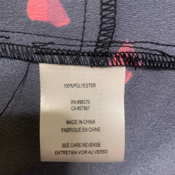 Samuel Dong Floral Dress Button Down Cold Shoulder XS - Picture 9 of 10